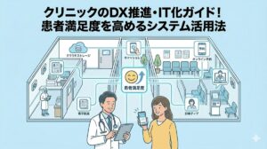 クリニックのDX推進・IT化で何が変わる?患者満足度を高めるための活用術