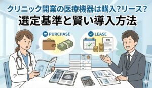 クリニック開業の医療機器は購入？リース？選定基準と賢い導入方法