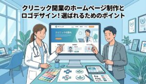 クリニック開業のホームページ制作とロゴデザイン！選ばれるためのポイント