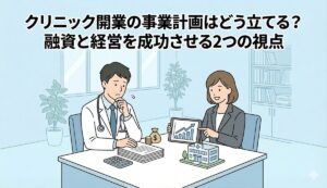 クリニック開業の事業計画はどう立てる？融資と経営を成功させる2つの視点